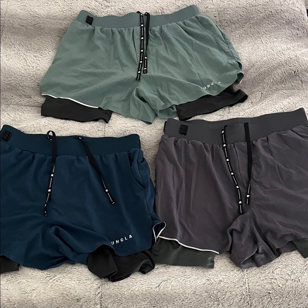 YoungLA 3 PACK! 124 6am
Compression Shorts 2-in 1 running/ gym shorts